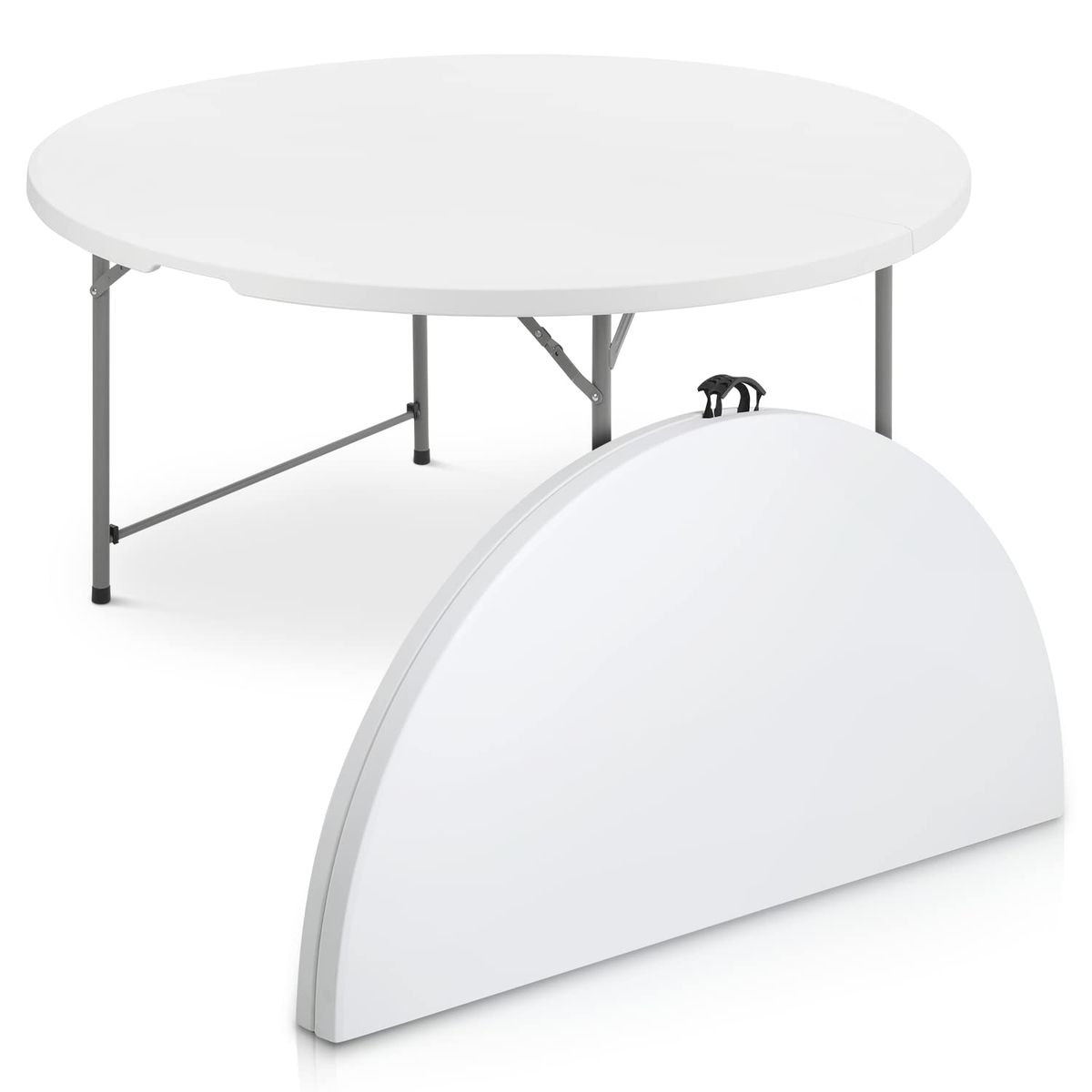 Folding Plastic Table (6 - 8 Seater)